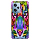 Senada Xiaomi Redmi Note 12 Pro 5g ile Uyumlu Kılıf Resimli Desenli Silikon Retro Aslan