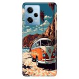 Senada Xiaomi Redmi Note 12 Pro 5g ile Uyumlu Kılıf Resimli Desenli Silikon Tatil Zamanı