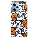 Senada Xiaomi Redmi Note 12 Pro 5g ile Uyumlu Kılıf Resimli Desenli Silikon Tatliş