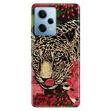 Senada Xiaomi Redmi Note 12 Pro 5g ile Uyumlu Kılıf Resimli Desenli Silikon Tiger Design