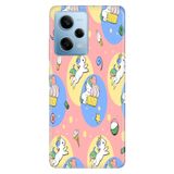 Senada Xiaomi Redmi Note 12 Pro 5g ile Uyumlu Kılıf Resimli Desenli Silikon Unicorns