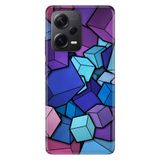 Senada Xiaomi Redmi Note 12 Pro 5G İle Uyumlu Kılıf Silikon Desenli Resimli Kapak 4D Küpler