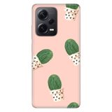 Senada Xiaomi Redmi Note 12 Pro 5G İle Uyumlu Kılıf Silikon Desenli Resimli Kapak Cactus