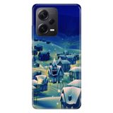 Senada Xiaomi Redmi Note 12 Pro 5G İle Uyumlu Kılıf Silikon Desenli Resimli Kapak Cold Village