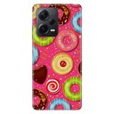 Senada Xiaomi Redmi Note 12 Pro 5G İle Uyumlu Kılıf Silikon Desenli Resimli Kapak Donut