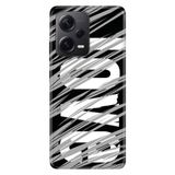 Senada Xiaomi Redmi Note 12 Pro 5G İle Uyumlu Kılıf Silikon Desenli Resimli Kapak Gri Aşk Love Tema