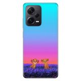 Senada Xiaomi Redmi Note 12 Pro 5G İle Uyumlu Kılıf Silikon Desenli Resimli Kapak Junior Aslanlar