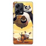 Senada Xiaomi Redmi Note 12 Pro 5G İle Uyumlu Kılıf Silikon Desenli Resimli Kapak Kungfu Panda