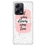 Senada Xiaomi Redmi Note 12 Pro 5G İle Uyumlu Kılıf Silikon Desenli Resimli Kapak Let Dream Love