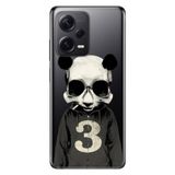 Senada Xiaomi Redmi Note 12 Pro 5G İle Uyumlu Kılıf Silikon Desenli Resimli Kapak Skull Panda