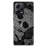 Senada Xiaomi Redmi Note 12 Pro 5G İle Uyumlu Kılıf Silikon Desenli Resimli Kapak Skuller