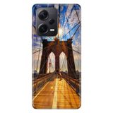 Senada Xiaomi Redmi Note 12 Pro 5G İle Uyumlu Kılıf Silikon Desenli Resimli Kapak Walking Bridge