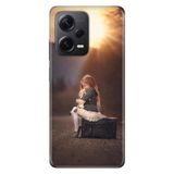 Senada Xiaomi Redmi Note 12 Pro 5G İle Uyumlu Kılıf Silikon Desenli Resimli Kapak Yalnız Çocuk