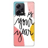 Senada Xiaomi Redmi Note 12 Pro 5G İle Uyumlu Kılıf Silikon Desenli Resimli Kapak Your Year