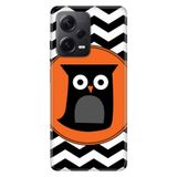 Senada Xiaomi Redmi Note 12 Pro 5G İle Uyumlu Kılıf Silikon Desenli Resimli Kapak Zigzag Baykuş