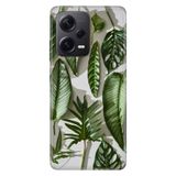 Senada Xiaomi Redmi Note 12 Pro 5G İle Uyumlu Kılıf Silikon Tioserisi 4D Yeşil Yapraklar