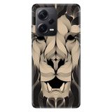 Senada Xiaomi Redmi Note 12 Pro 5G İle Uyumlu Kılıf Silikon Tioserisi Altın Aslan Mandala
