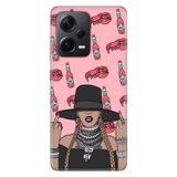 Senada Xiaomi Redmi Note 12 Pro 5G İle Uyumlu Kılıf Silikon Tioserisi Art Chili Girl