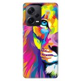 Senada Xiaomi Redmi Note 12 Pro 5G İle Uyumlu Kılıf Silikon Tioserisi Aslan Sanat