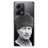 Senada Xiaomi Redmi Note 12 Pro 5G İle Uyumlu Kılıf Silikon Tioserisi Atatürk Paşa