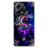 Senada Xiaomi Redmi Note 12 Pro 5G İle Uyumlu Kılıf Silikon Tioserisi Ayyıldız Neon Mandala