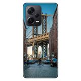 Senada Xiaomi Redmi Note 12 Pro 5G İle Uyumlu Kılıf Silikon Tioserisi Brooklyn Köprüsü