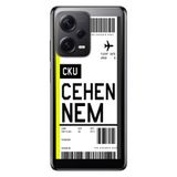 Senada Xiaomi Redmi Note 12 Pro 5G İle Uyumlu Kılıf Silikon Tioserisi Cehennem Uçak Bileti