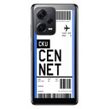 Senada Xiaomi Redmi Note 12 Pro 5G İle Uyumlu Kılıf Silikon Tioserisi Cennet Uçak Bileti
