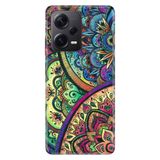 Senada Xiaomi Redmi Note 12 Pro 5G İle Uyumlu Kılıf Silikon Tioserisi Color Mandala