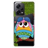 Senada Xiaomi Redmi Note 12 Pro 5G İle Uyumlu Kılıf Silikon Tioserisi Cool Baykuş