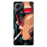 Senada Xiaomi Redmi Note 12 Pro 5G İle Uyumlu Kılıf Silikon Tioserisi Cool Girl