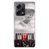 Senada Xiaomi Redmi Note 12 Pro 5G İle Uyumlu Kılıf Silikon Tioserisi Gazi Mustafa