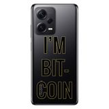 Senada Xiaomi Redmi Note 12 Pro 5G İle Uyumlu Kılıf Silikon Tioserisi I'M Bitcoin