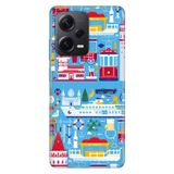 Senada Xiaomi Redmi Note 12 Pro 5G İle Uyumlu Kılıf Silikon Tioserisi Istanbul Geo