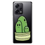 Senada Xiaomi Redmi Note 12 Pro 5G İle Uyumlu Kılıf Silikon Tioserisi Kaktüs Ailesi