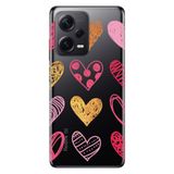 Senada Xiaomi Redmi Note 12 Pro 5G İle Uyumlu Kılıf Silikon Tioserisi Kalp Moda