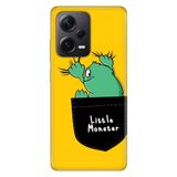 Senada Xiaomi Redmi Note 12 Pro 5G İle Uyumlu Kılıf Silikon Tioserisi Little Monster
