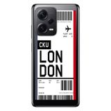 Senada Xiaomi Redmi Note 12 Pro 5G İle Uyumlu Kılıf Silikon Tioserisi Londra Uçak Bileti