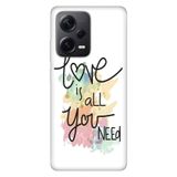 Senada Xiaomi Redmi Note 12 Pro 5G İle Uyumlu Kılıf Silikon Tioserisi Love Is All