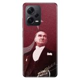 Senada Xiaomi Redmi Note 12 Pro 5G İle Uyumlu Kılıf Silikon Tioserisi M.K Atatürk