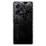 Senada Xiaomi Redmi Note 12 Pro 5G İle Uyumlu Kılıf Silikon Tioserisi Mandala Gül