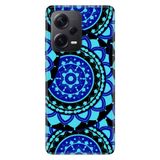 Senada Xiaomi Redmi Note 12 Pro 5G İle Uyumlu Kılıf Silikon Tioserisi Mavi Mandala