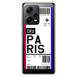 Senada Xiaomi Redmi Note 12 Pro 5G İle Uyumlu Kılıf Silikon Tioserisi Paris Uçak Bileti