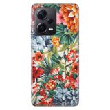 Senada Xiaomi Redmi Note 12 Pro 5G İle Uyumlu Kılıf Silikon Tioserisi Sanatsal Çiçek