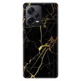 Senada Xiaomi Redmi Note 12 Pro 5G İle Uyumlu Kılıf Silikon Tioserisi Sarı Siyah Mermer