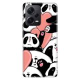 Senada Xiaomi Redmi Note 12 Pro 5G İle Uyumlu Kılıf Silikon Tioserisi Sevimli Panda
