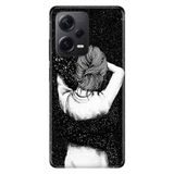 Senada Xiaomi Redmi Note 12 Pro 5G İle Uyumlu Kılıf Silikon Tioserisi Siyah Aşk