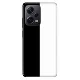 Senada Xiaomi Redmi Note 12 Pro 5G İle Uyumlu Kılıf Silikon Tioserisi Siyah Beyaz Feda