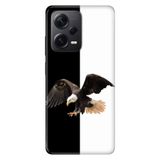 Senada Xiaomi Redmi Note 12 Pro 5G İle Uyumlu Kılıf Silikon Tioserisi Siyah Beyaz Parçalı