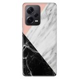 Senada Xiaomi Redmi Note 12 Pro 5G İle Uyumlu Kılıf Silikon Tioserisi Siyah Pembe Beyaz Mermer